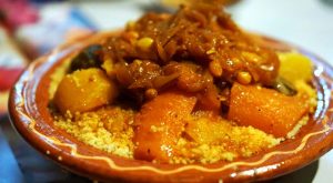 piatto con cous cous marocchino