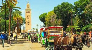 strada moschea koutubia marrakech