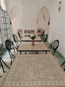 Riad El Arco living room Marrakech