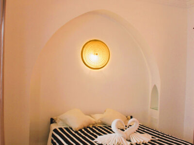 Riad El Arco El Mrah suite bedroom Marrakech
